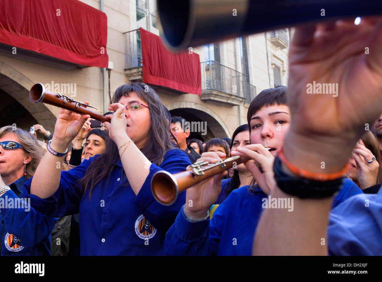 `Grallers´of Capgrossos de Mataró.Musicians.Fires i festes de Sant